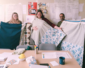 Community Group Donates Blanket