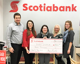 Scotiabank Donation